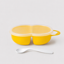 Kit marmita para lanche para lanche infantil - 2 Unidades + Brinde Amarelo
