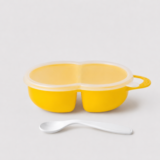 Pote com Divisórias Amarelo