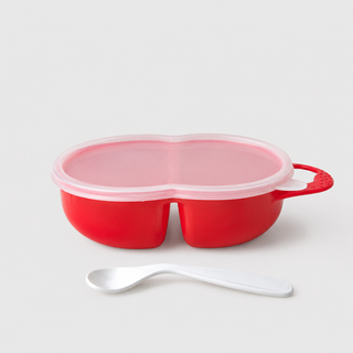 Pote com Divisórias Vermelho
