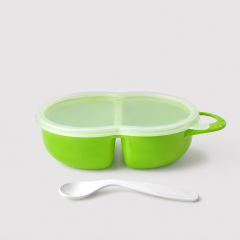 Pote com Divisórias Verde Neon