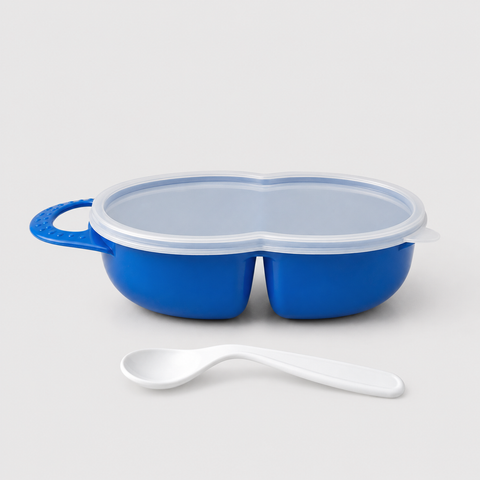 Pote com Divisórias Azul