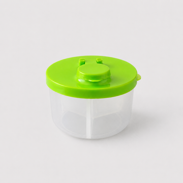 Porta suplemento 3 divisórias Verde Neon
