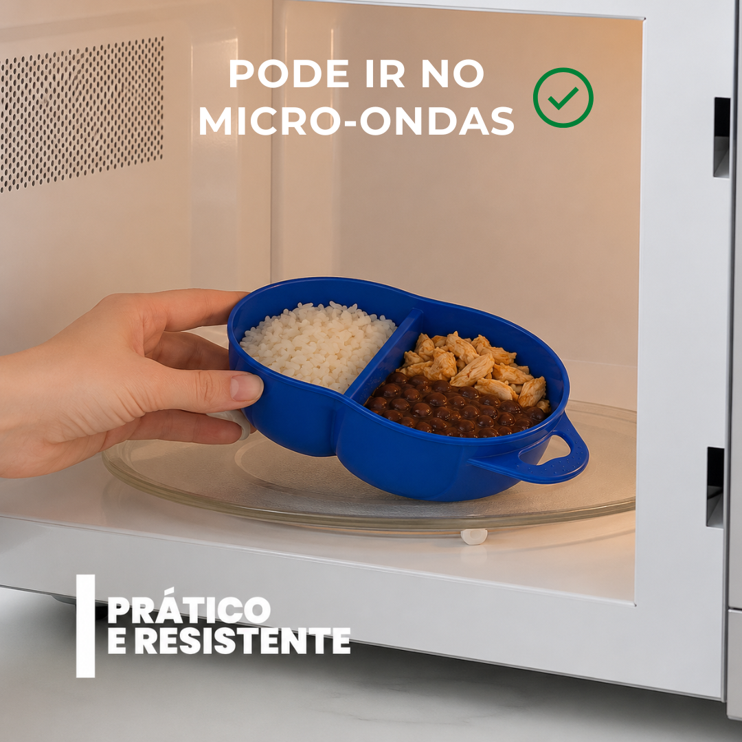 Pote com Divisórias Verde Neon