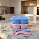Kit marmita para lanche para lanche infantil - 2 Unidades + Brinde Roxo